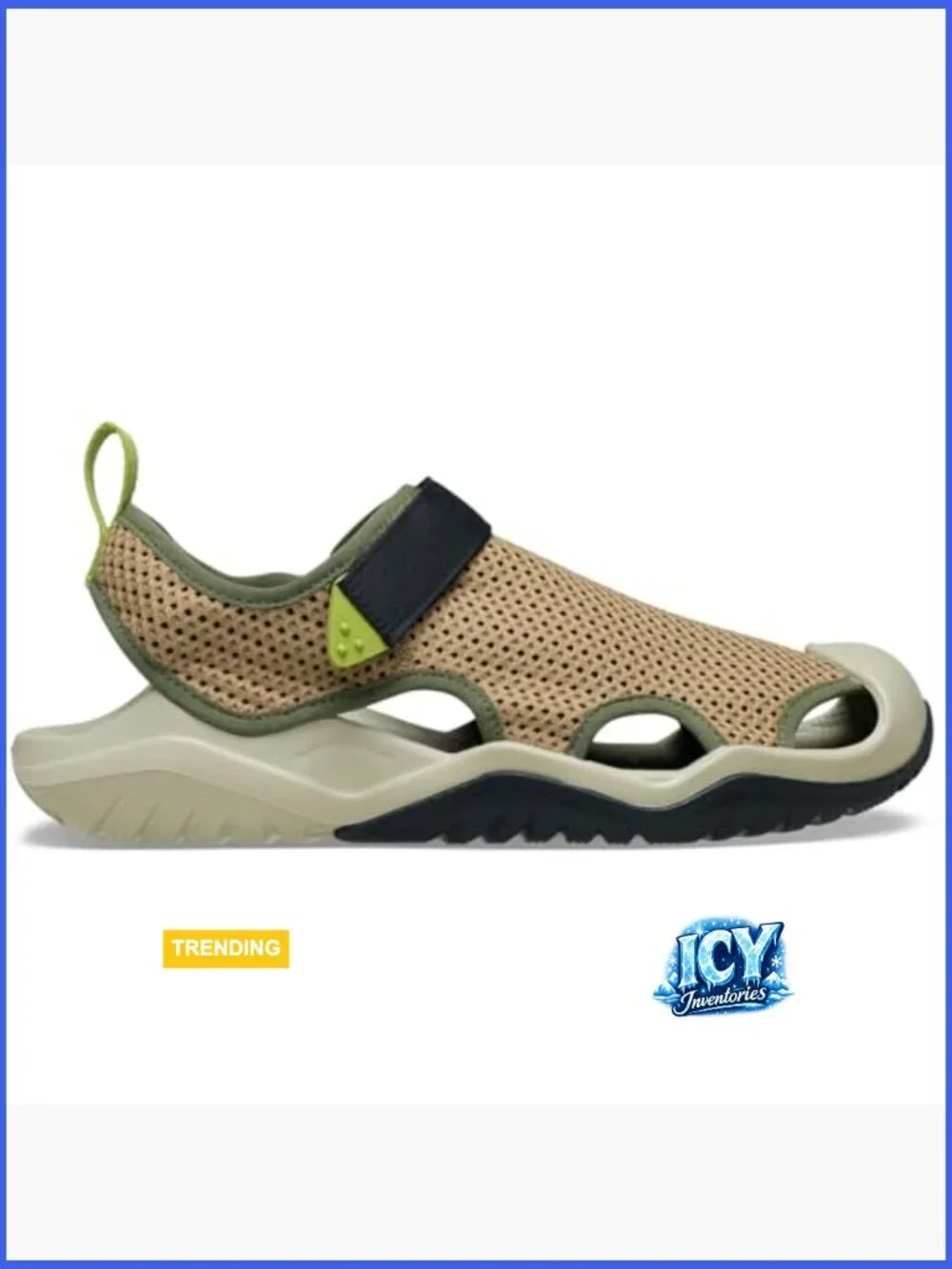 Men's Swiftwater Mesh Deck Sandals - Hook & Loop Closure, Water Resistant